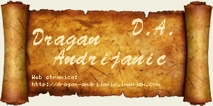 Dragan Andrijanić vizit kartica